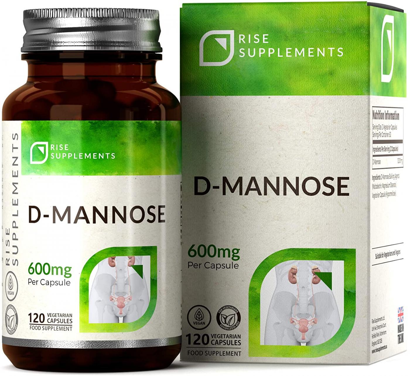 D-mannose 60 units - Urinary discomfort - Rise supplements